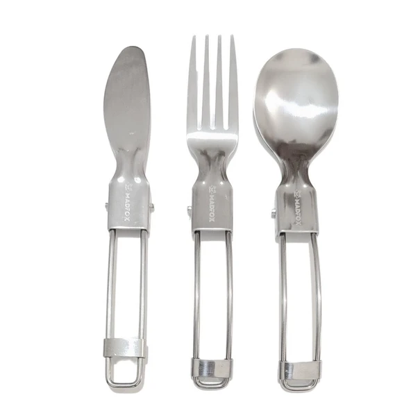 Madfox Heavy Duty 3IN1 Katlanır Çatal Kaşık Bıçak Seti - 2