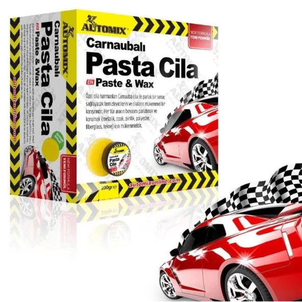 AUTOMİX Carnaubalı Pasta Cila Kutulu