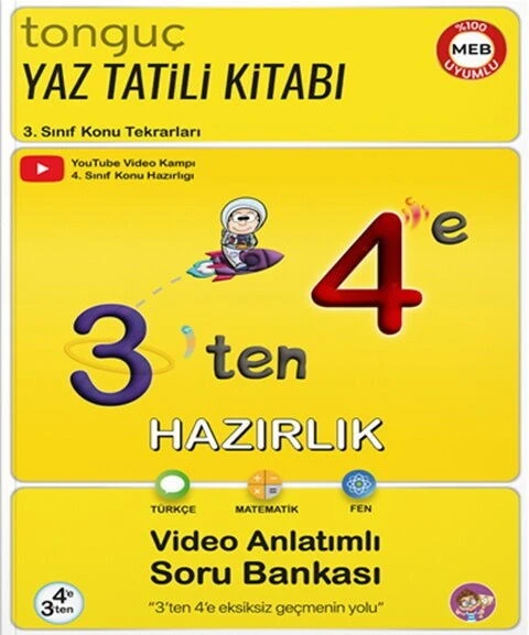 Tonguç Akademi 3 ten 4 e Hazırlık Kitabı
