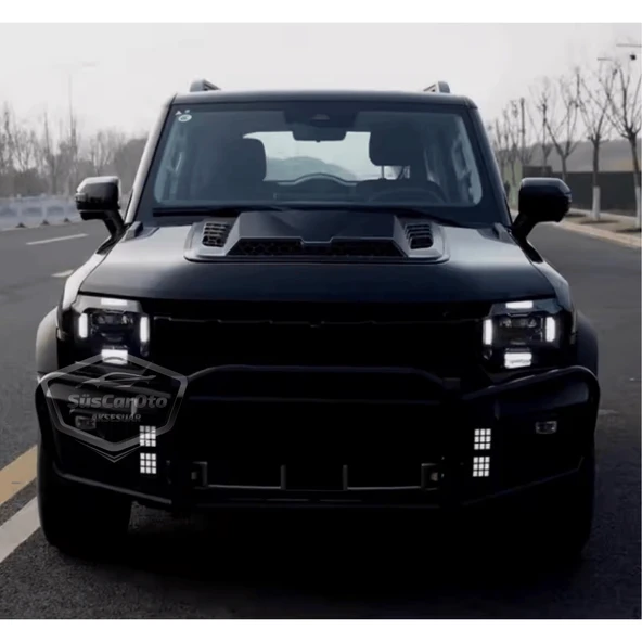 Üniversal Her Araca Uyumlu Geniş Büyük Boy Kaput Üstü Havalandırma Izgarası Tavan Vent Air Scoop İthal Petekli 51 x 47 cm - 8