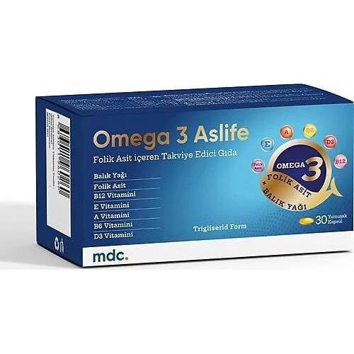 MDC Omega 3 Aslife 30 Softgel - 1