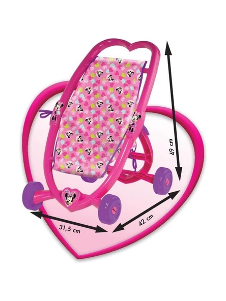 Dede Oyuncak Minnie Mouse Kalpli Puset 01961 - 2