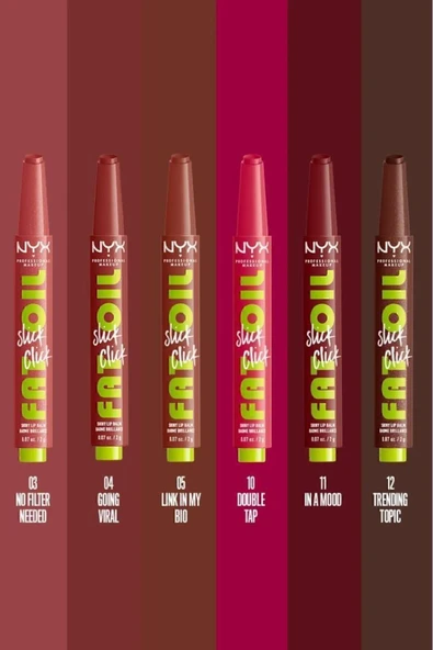 NYX Professional Makeup Fat Oil Slick Click Parlatıcı Nemlendirici Nude Tonlu Dudak Balmı - 05 Link In My Bio - 8