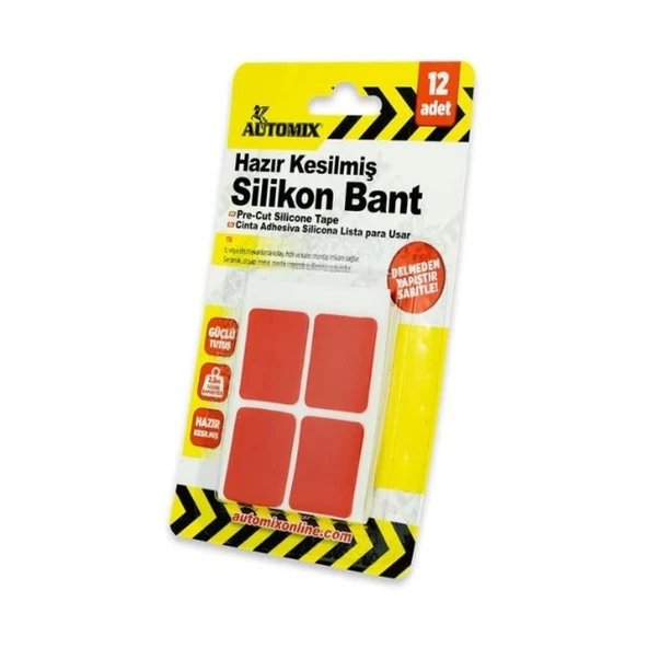 AUTOMIX Hazır Kesilmiş Silikon Bant - 12'li
