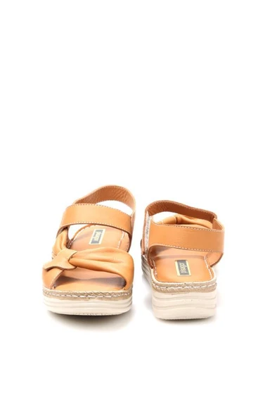 Pisagor Ps-32720 Kadın Ortopedik Deri Sandalet - 9