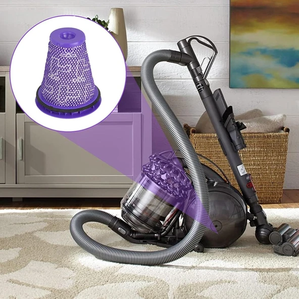 Dyson DY75, DY77, DY78 Dikey Süpürge ile Uyumlu Ön Filtre - Resim 4