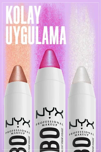 NYX Professional Makeup Jumbo Face Stick - Çok Amaçlı Stick Aydınlatıcı - Vanilla Ice Cream - 3