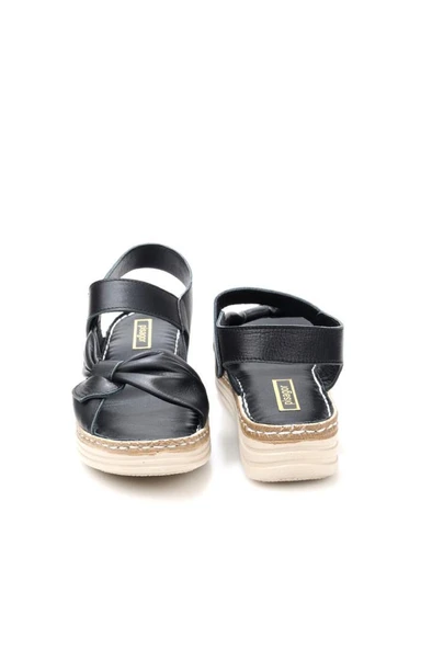 Pisagor Ps-32720 Kadın Ortopedik Deri Sandalet - 5