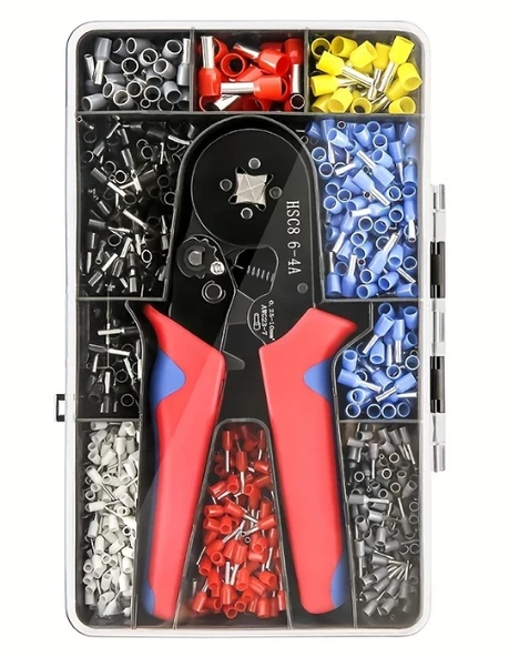 HSC8 6-4 TERMİNAL SIKMA PENSESİ 1200 ADET TEL - Resim 3