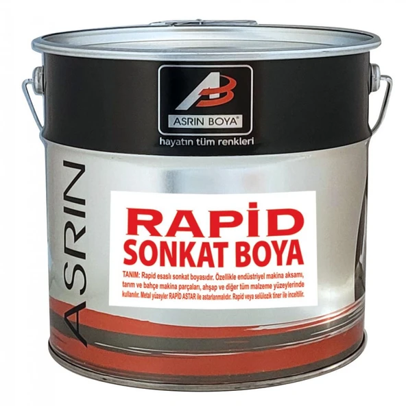 Asrın Rapid Endüstriyel Boya Ral 6004 15 Kg