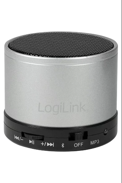 Logilink Micro SD Bluetooth Hoparlör Gümüş - 1