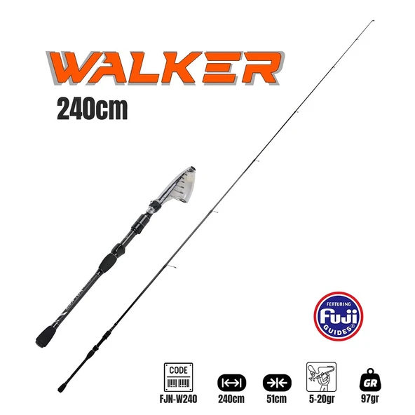 Fujin Walker 240cm 5-20gr Teleskopik Spin Olta Kamışı