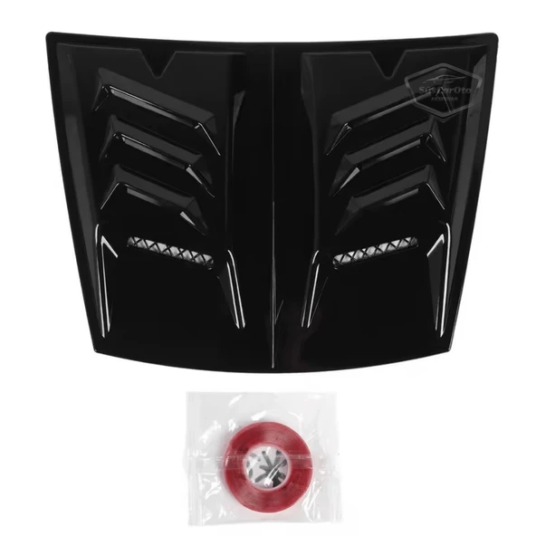 Üniversal Her Araca Uyumlu Geniş Midi Boy Kaput Üstü Havalandırma Izgarası Tavan Vent Air Scoop İthal Nikelajlı 48.5 x 35.5 cm - 6
