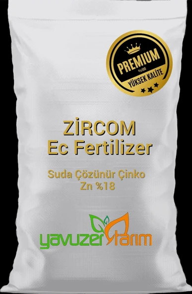 Toz Çinko Gübre, Suda erir %18 Çinko Zn Ec Fertilizer Gübre 1 Kg