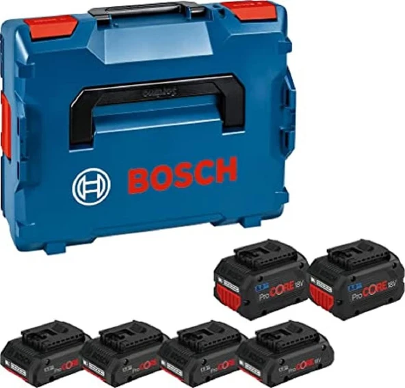 Bosch Kartuş Akü 4x Pc18v4.0+2x Pc18v 8.0