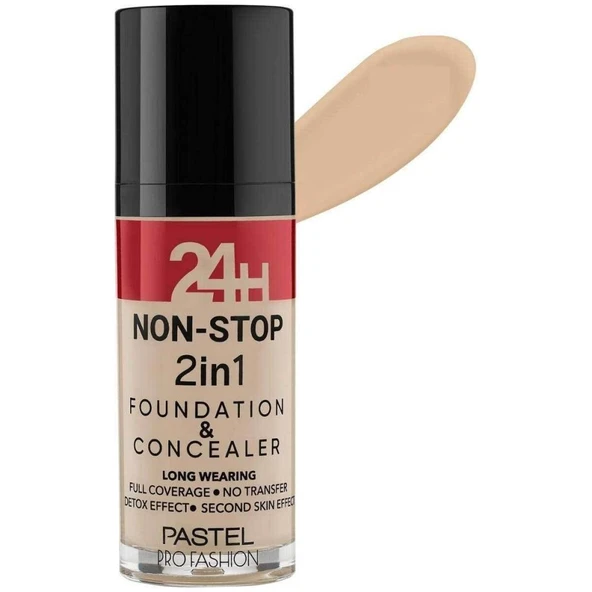 Profashion 24H Non-Stop 2in1 Fondöten ve Kapatıcı 601 Cool