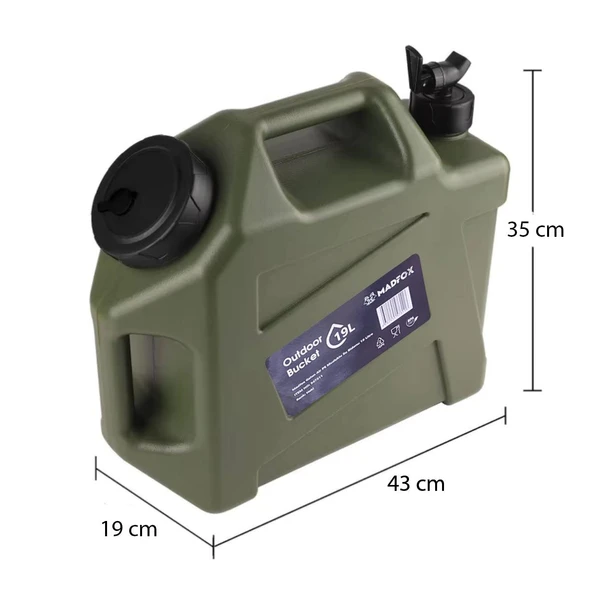 Madfox Galon Air PE Musluklu Su Bidonu 19 Litre - 4