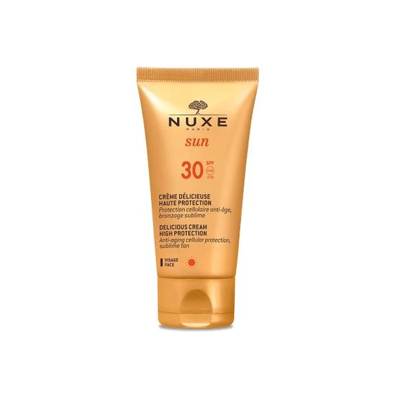 Nuxe Sun Delicieuse Visage Creme Güneş Koruyucu Yüz Kremi Spf 30 50 ml