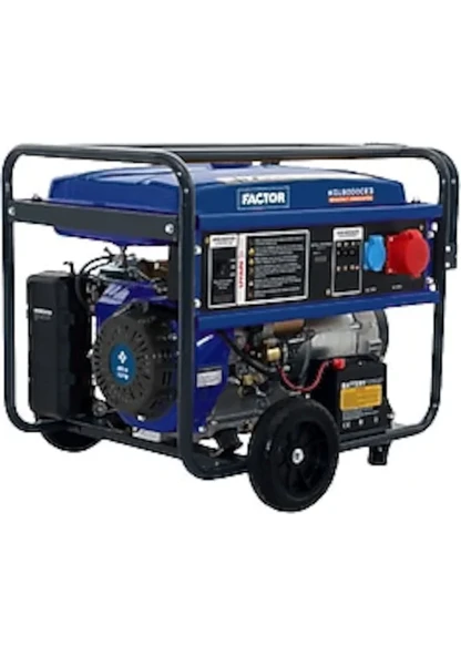 FACTOR KGL 8000 CE3 Otomatik 8 KVA Trifaze Benzinli Jeneratör - Resim 2