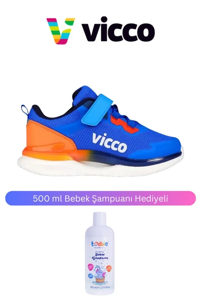 Vicco Spor Ayakkabısı Saks Mavi (346,P23K.318) 500 ml Bebek Şampuanı Hediyeli