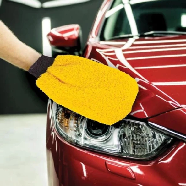 AUTOMIX Bikomponent Mikrofiber Köpürtme ve Parlatma Eldiveni - 3