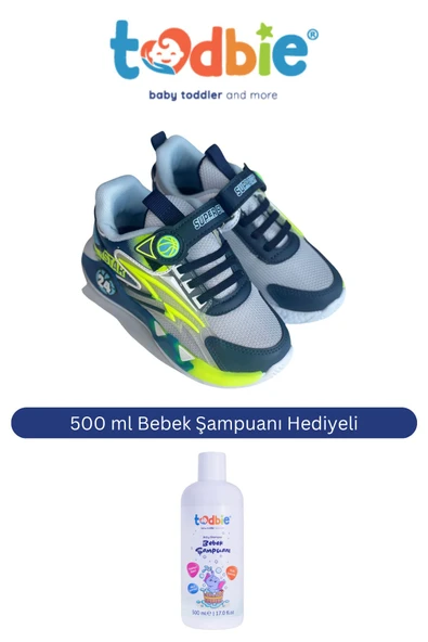 TODBİE Çocuk New 2025 Kids Trend Spor Ayakkabısı ( 500 ml Bebek Şampuanı Hediyeli )
