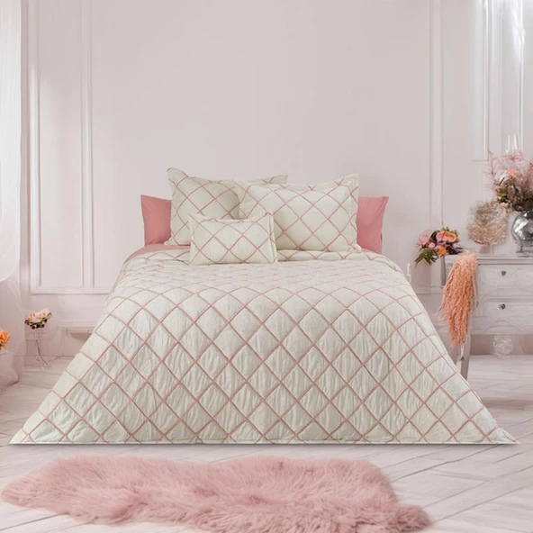 Viola Home Hermes Kadife Çift Kişilik Yatak Örtüsü 250 x 260 - 4