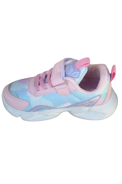 TODBİE Çocuk New 2025 Kids Trend Pembe & Mavi Spor Ayakkabısı ( +500 ml Bebek Şampuanı ) - 3