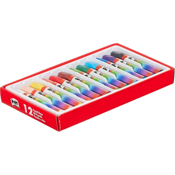 Pritt Karton Kutu Pastel Boya 12 Renk (1048061) - 2
