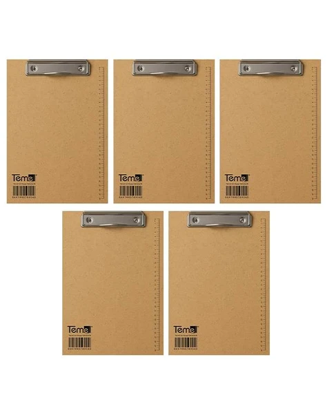 Temel Ahşap Sekreterlik A4 5li Set