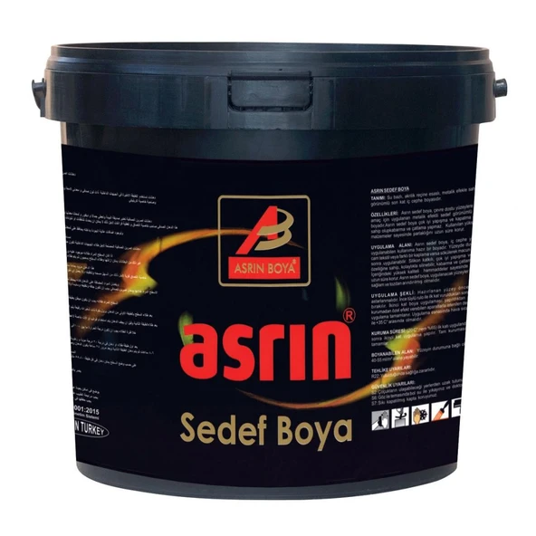 Asrın Sedef Boya Gümüş 15Lt ürün görseli 1