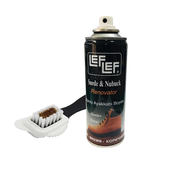 Leflef Süet, Nubuk Sprey Boya + 4 Yönlü Süet nubuk Fırçası - 4
