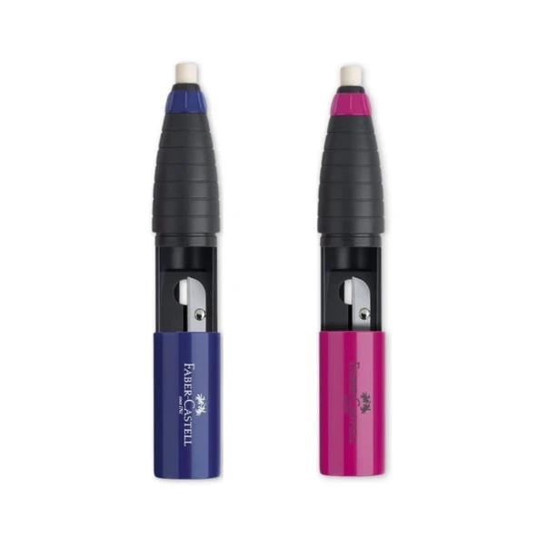 Faber Castell Yuvarlak Silgili Kalemtraş - 4