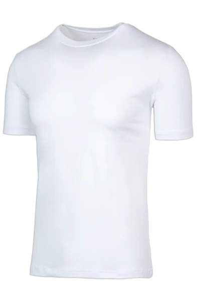 Bsm Erkek Modal Kısa Kol 0 Yaka T-shirt 41503 - Resim 4