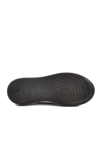 Aspor Siyah Taşlı Bağcıklı Kadın Spor Ayakkabı - Resim 5