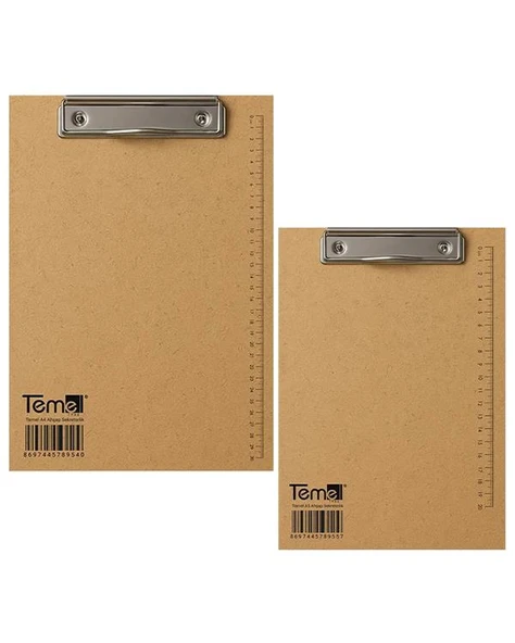 Temel Ahşap Sekreterlik A4 ve A5 2li Set