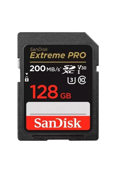 SanDisk Extreme Pro 128gb 200mb/s Sdxc Hafıza Kart