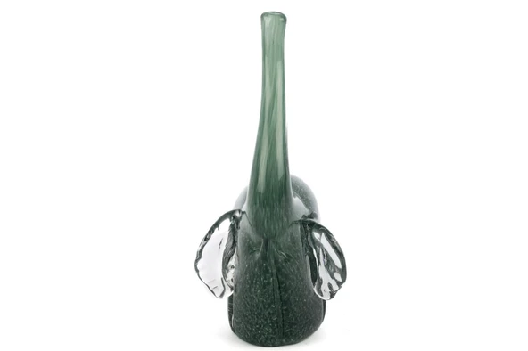 Mikasa Moor Yeşil Fil Cam Dekoratif Obje 16x26cm - Resim 2