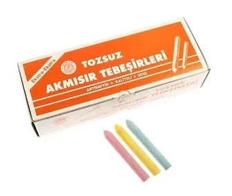 Akmısır Tebeşir Tozsuz 100 Lü Renkli