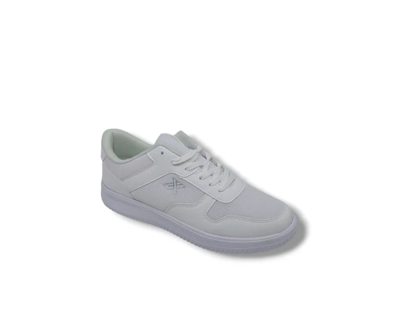 Lutton 4027 Erkek Beyaz File Kalın Taban Büyük Numara Spor Ayakkabı 45 46 47 48 - Resim 4