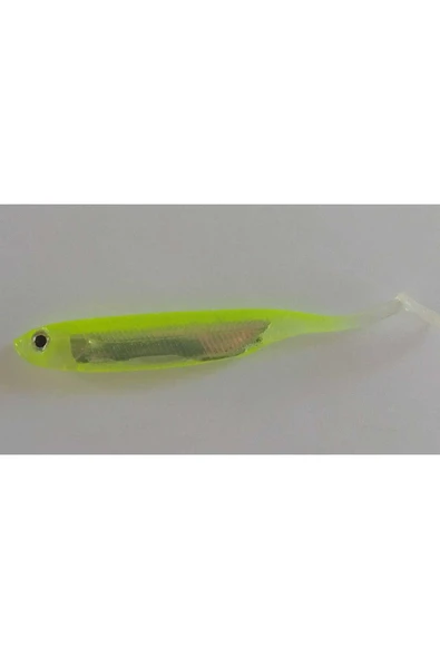 Ryuji Real Fish 8cm Silikon Yem Fosfor Sarısı Renkli (5 ADET) - 2