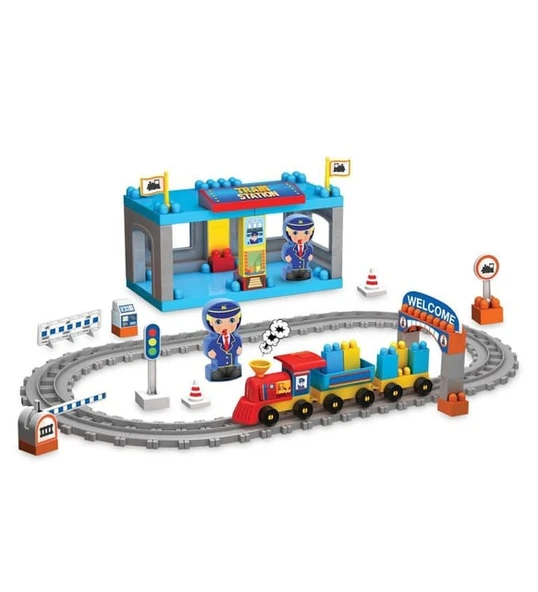 Dede Oyuncak Raylı Tren Seti 03258 - 3