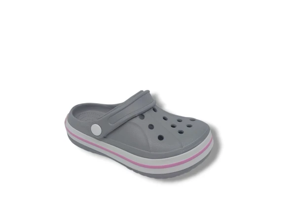 Cflex 22233 Kadın Gri Beyaz Pembe Sabo Terlik Sandalet - 2