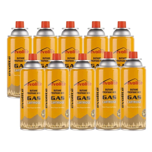 Evolite 227 Gr. Gaz Ocak Kartuşu 10 Adet EVO-009-A4 ürün görseli