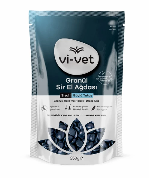 Vivet 250 Gr Granül Sir El Ağdası (Refil) Siyah