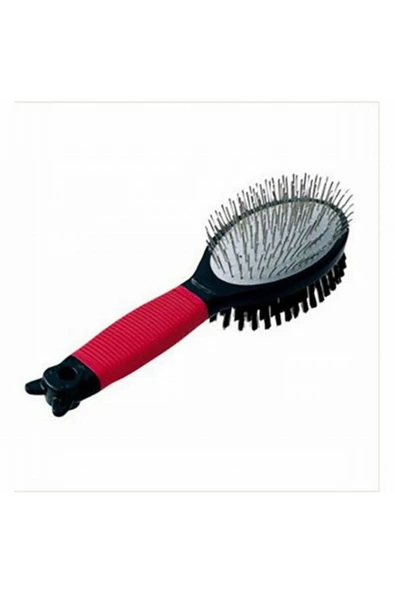 Gro 5928 Çift Taraflı Kedi Köpek Tarama Fırçası 10,5x6,5x22 Cm