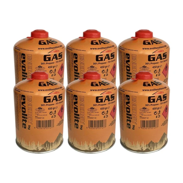 Evolite 450 Gr. Gaz Ocak Kartuşu 6 Adet EVO-011-A2 ürün görseli