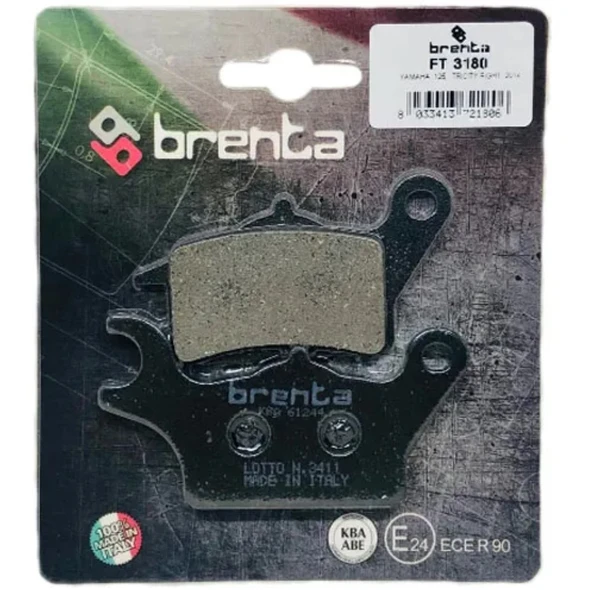 Honda WAVE 110 Ön Fren Balata  Brenta (made in italy) ürün görseli 1