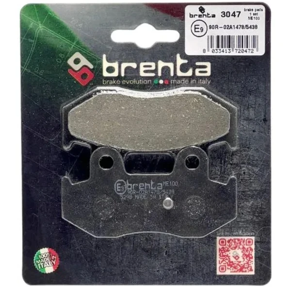 Suzuki AN 400 BURGMAN Arka Fren Balata  Brenta (made in italy) ürün görseli 1