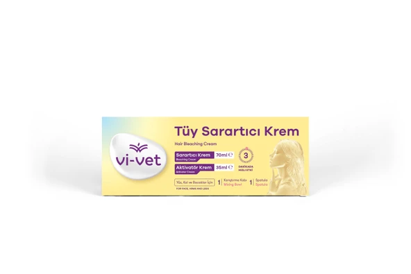 Vivet Tüy Sarartıcı Krem 70ml + 35 ml ürün görseli